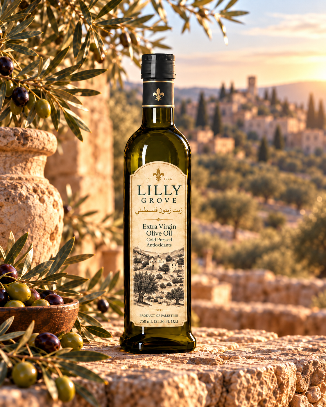 Palestine extra virgin olive oil