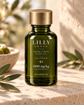 Cold pressed olive oil bottle