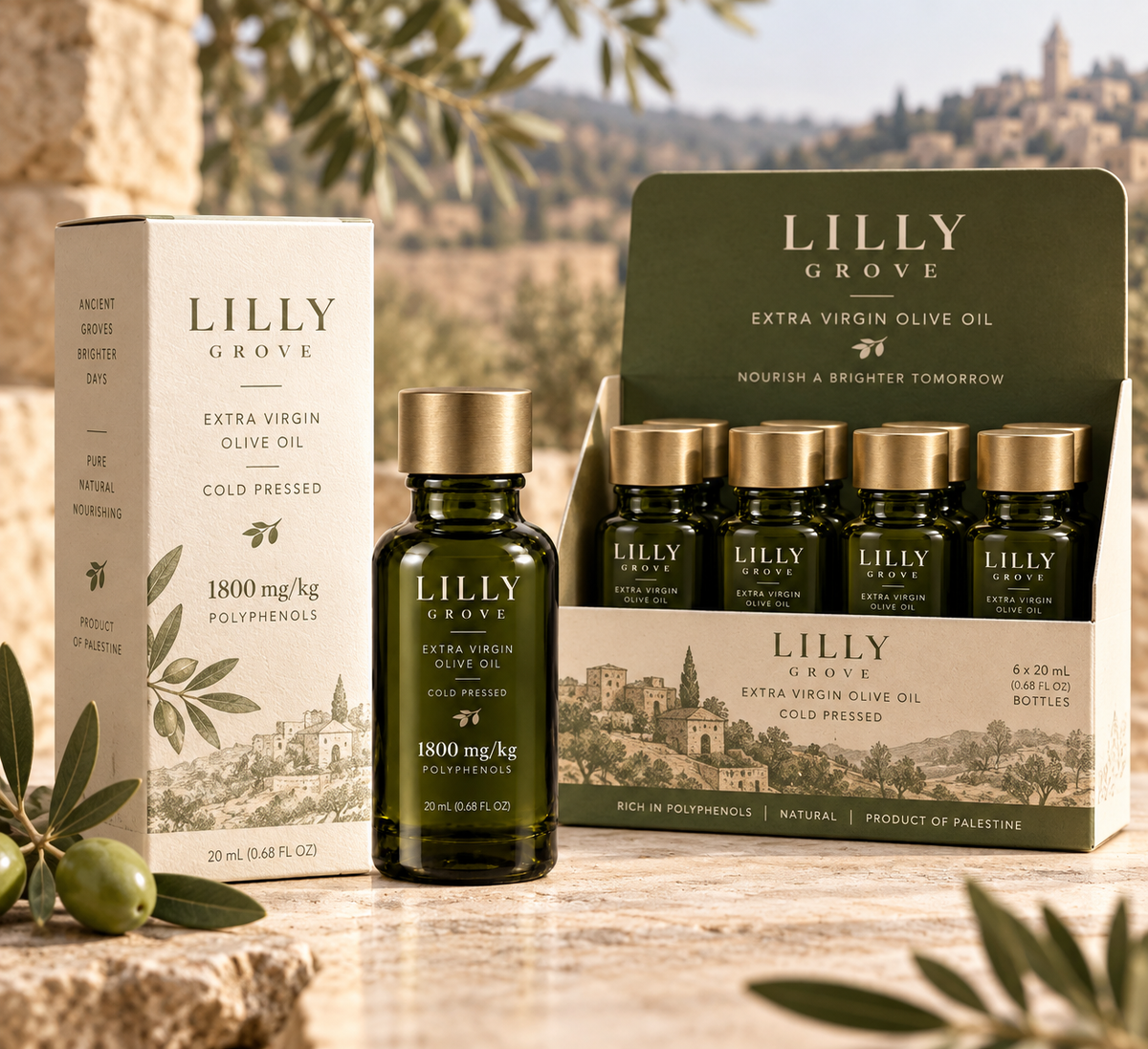 Cold pressed extra virgin olive oil